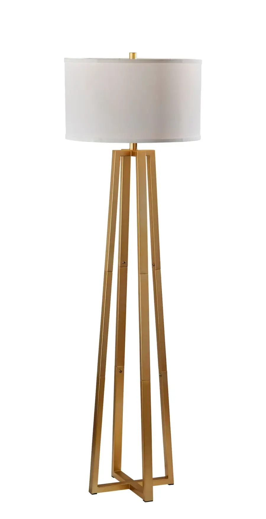 Oakley Floor Lamp in Antique Brass - Image 1
