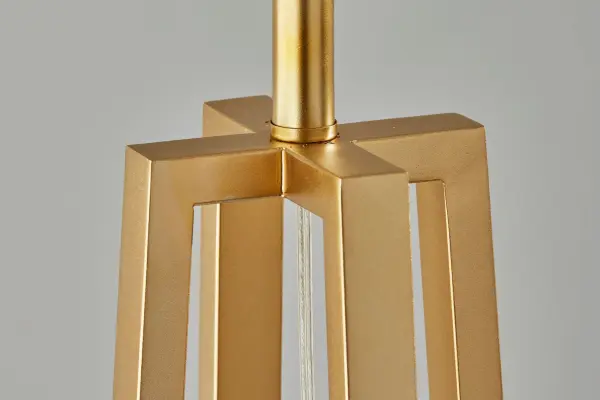 Oakley Floor Lamp in Antique Brass - Image 5