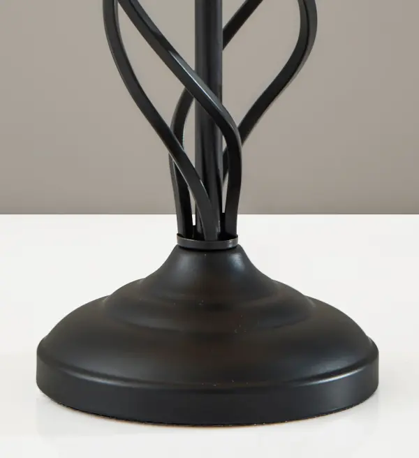 Darcy Table Lamp with Grey Shade - Image 6