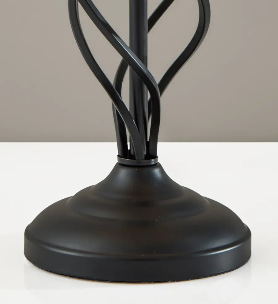 Darcy Table Lamp with Grey Shade - Image 6