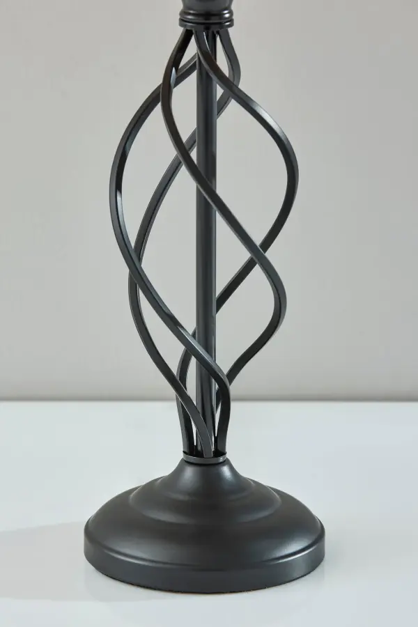 Darcy Table Lamp with Grey Shade - Image 7