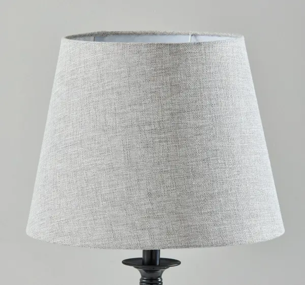 Darcy Table Lamp with Grey Shade - Image 9