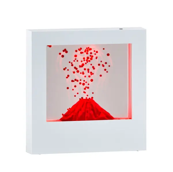 This unique decorative light box features flowing lava-like beads that create a calming, peaceful ambience. Ideal for dorm rooms, bedrooms, or offices, it offers flexible mounting options and dual power sources for versatile placement.