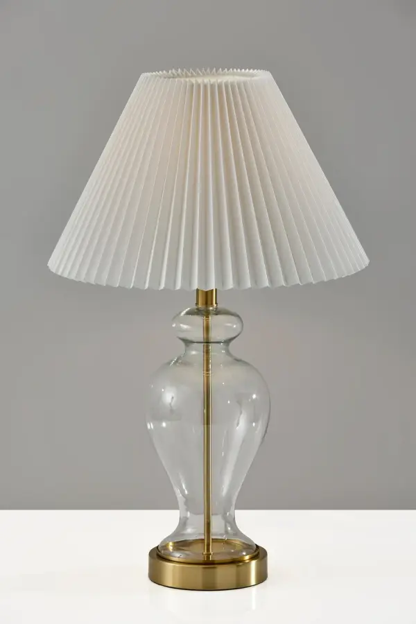 Sonata Table Lamp with Pleated Shade - Image 3