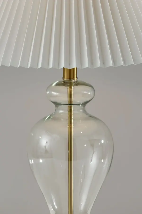 Sonata Table Lamp with Pleated Shade - Image 4