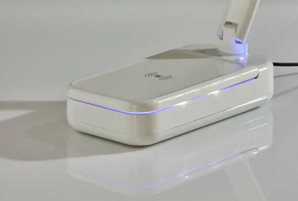 UV-C Sanitizing Desk Lamp with Wireless Charging - Image 9