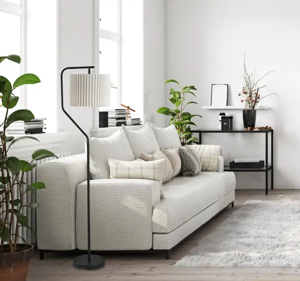 Evan Floor Lamp in Black - Image 2