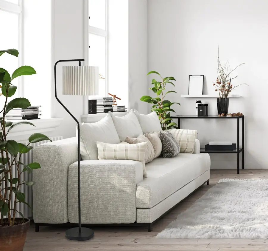 Evan Floor Lamp in Black - Image 2