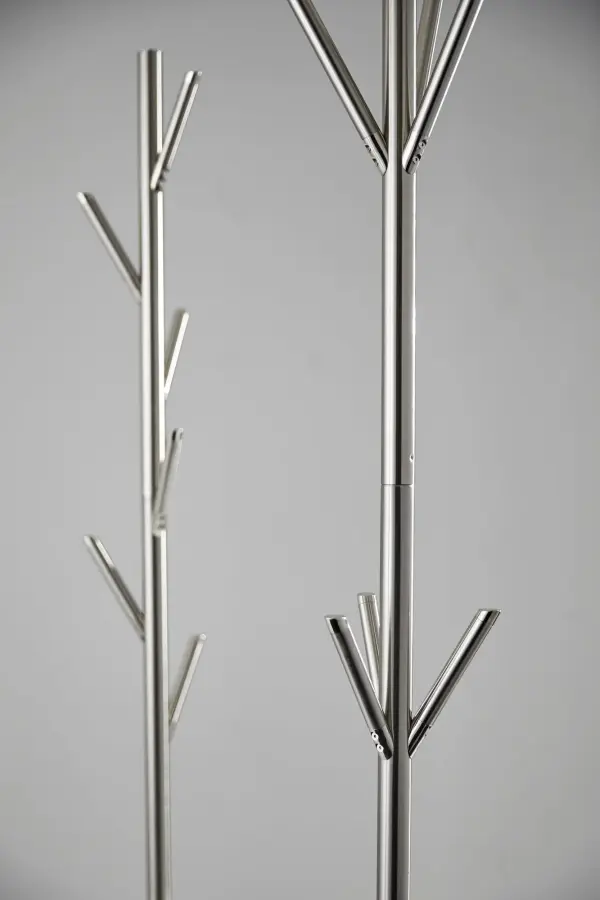 Pegs Coat Rack in Brushed Steel - Image 4