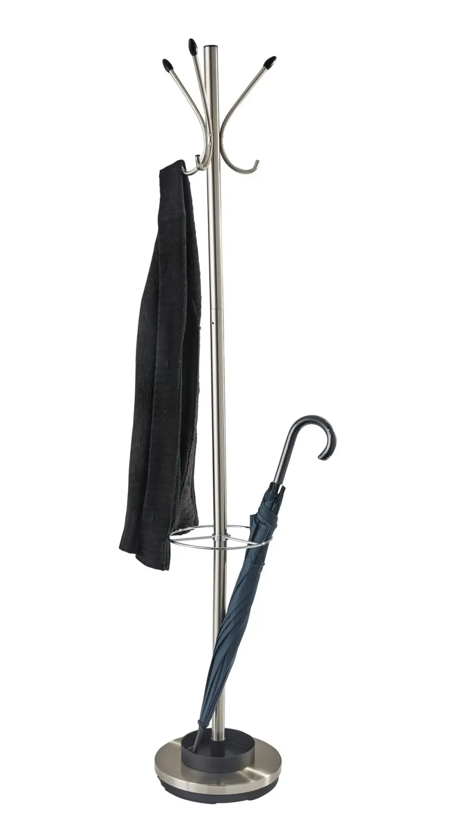 Umbrella Stand & Coat Rack with 6 Hooks - Image 1