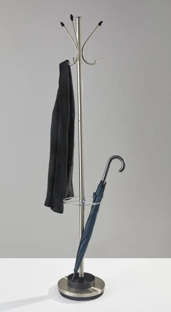 Umbrella Stand & Coat Rack with 6 Hooks - Image 5