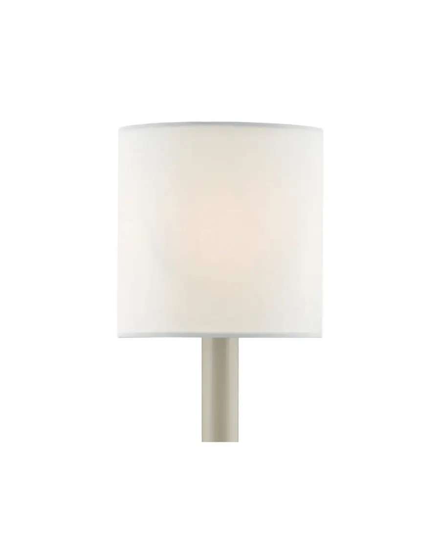 The White Cotton Chandelier Shade by Currey and Company