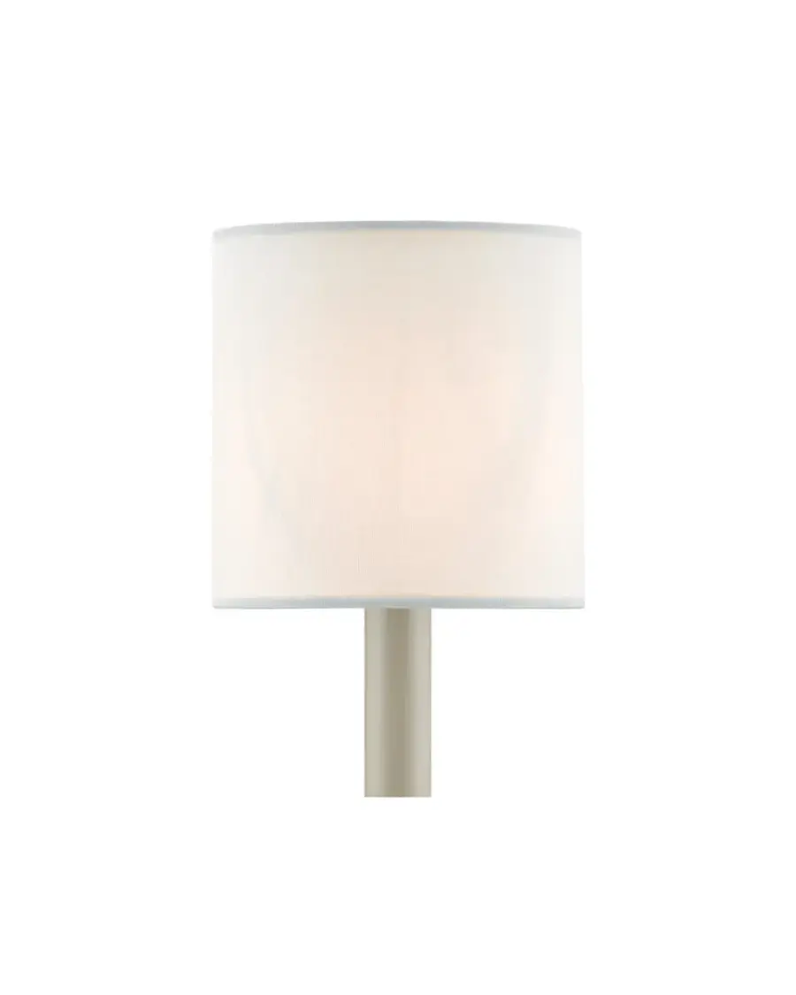 The White Cotton Chandelier Shade by Currey and Company
