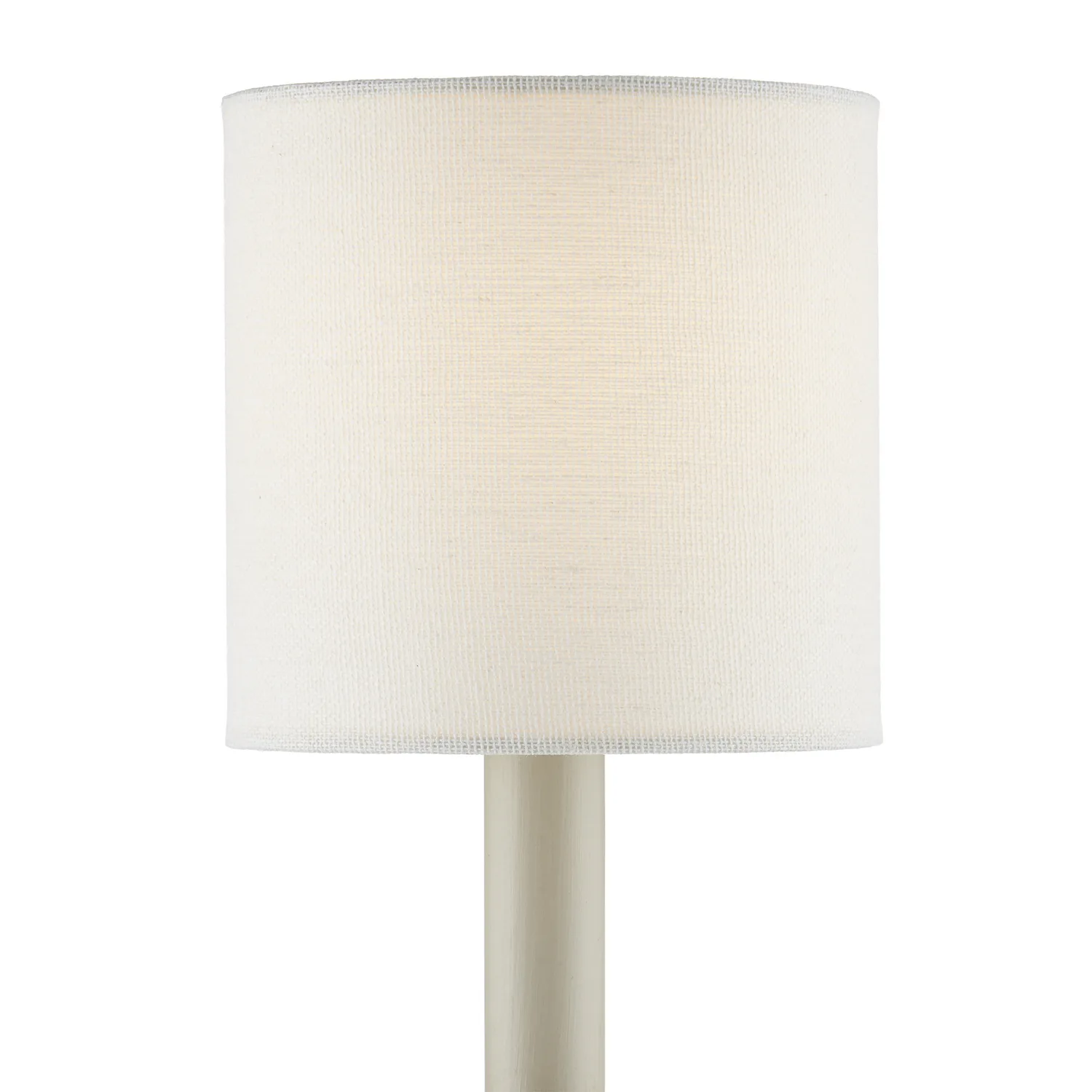 Off-White Fine Grasscloth Chandelier Shade