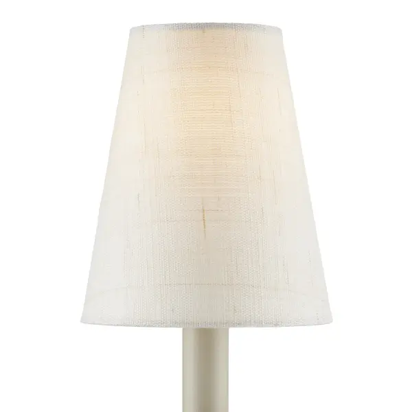 This petite chandelier shade showcases artisanal craftsmanship with finely woven grasscloth in a light natural finish. The hand-knotted texture brings warmth while maintaining a refined, linen-like appearance that works across traditional and contemporary settings.