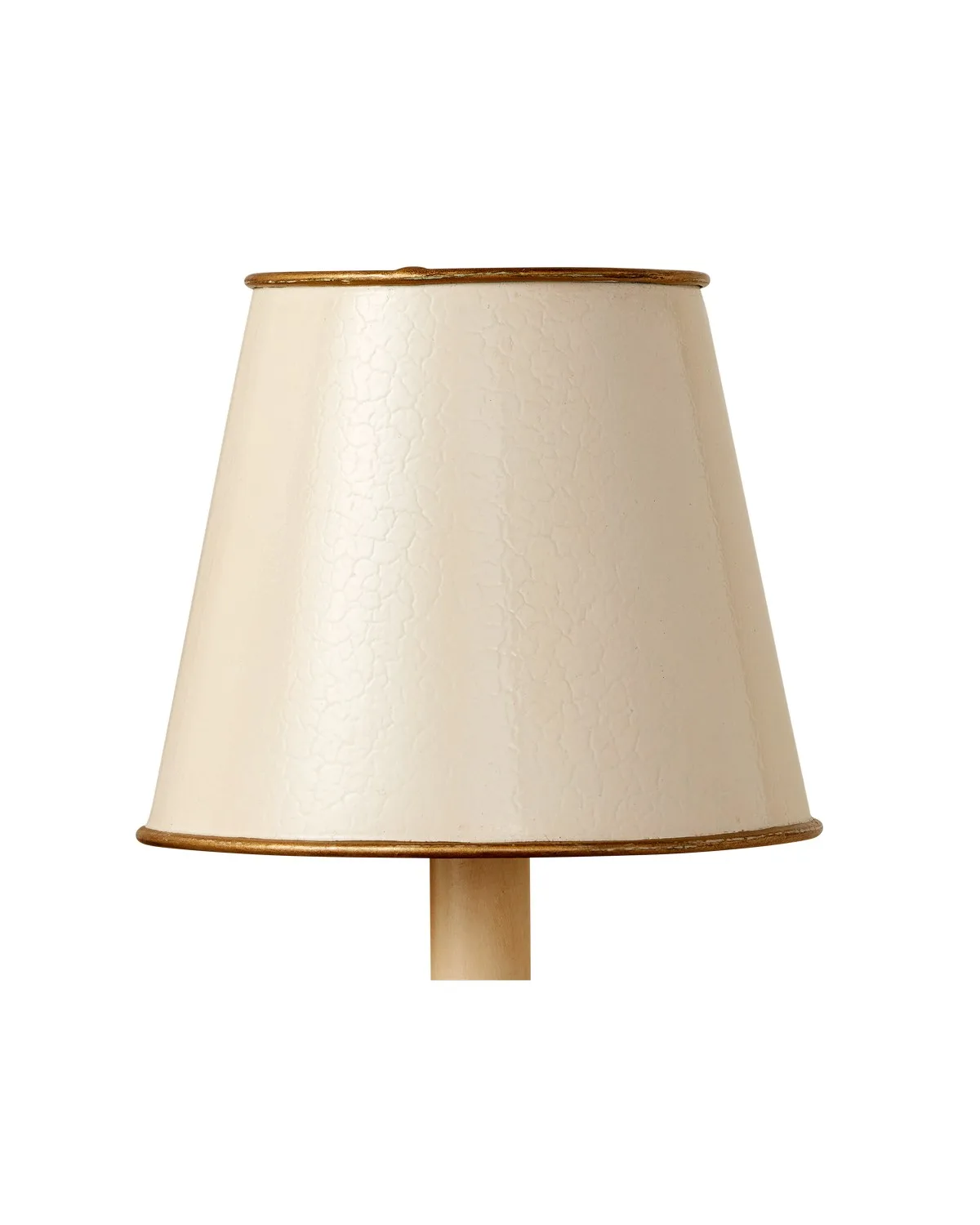 Tole Chandelier Shade in Cream
