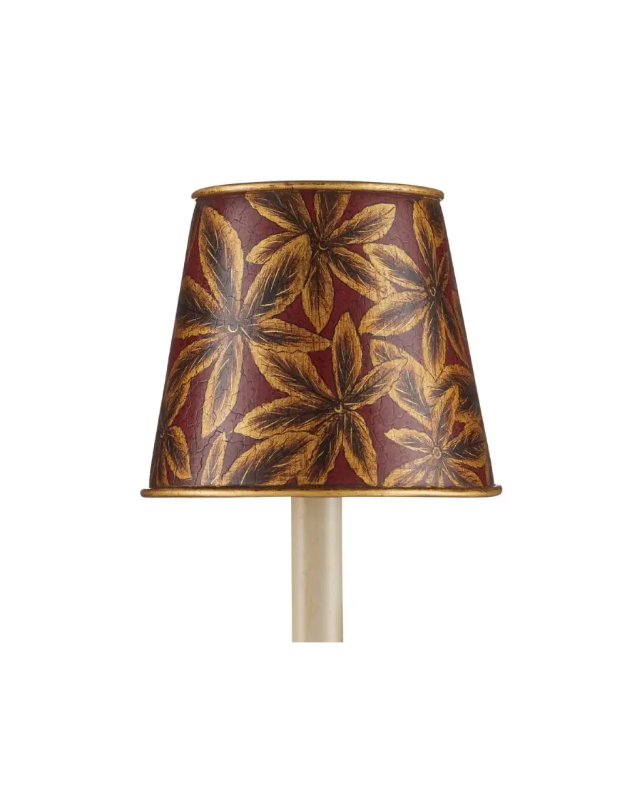 Castagno Chandelier Shade in Gold/Red