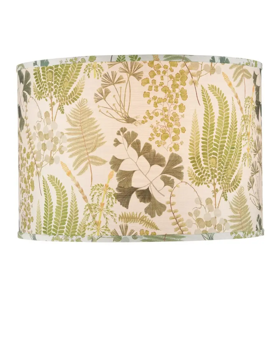 Theodora Lamp Shade in Green/Ivory