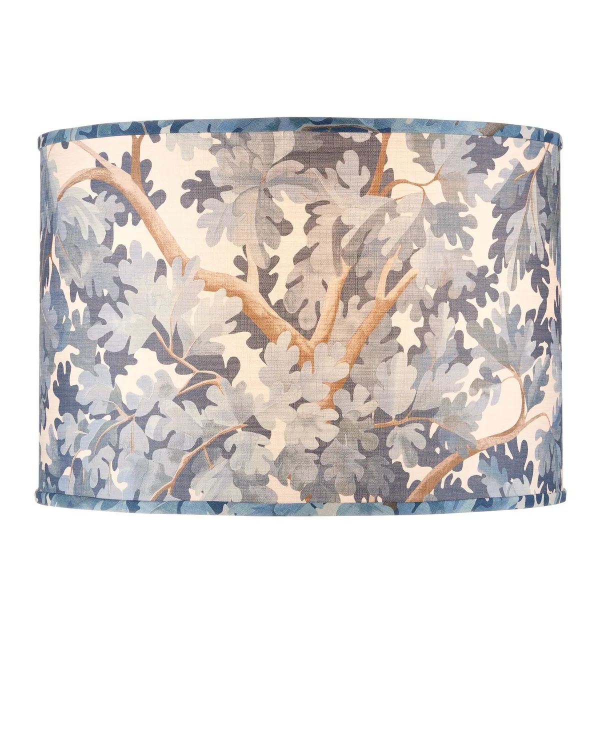 Woodland Lamp Shade in Blue/Brown/Ivory