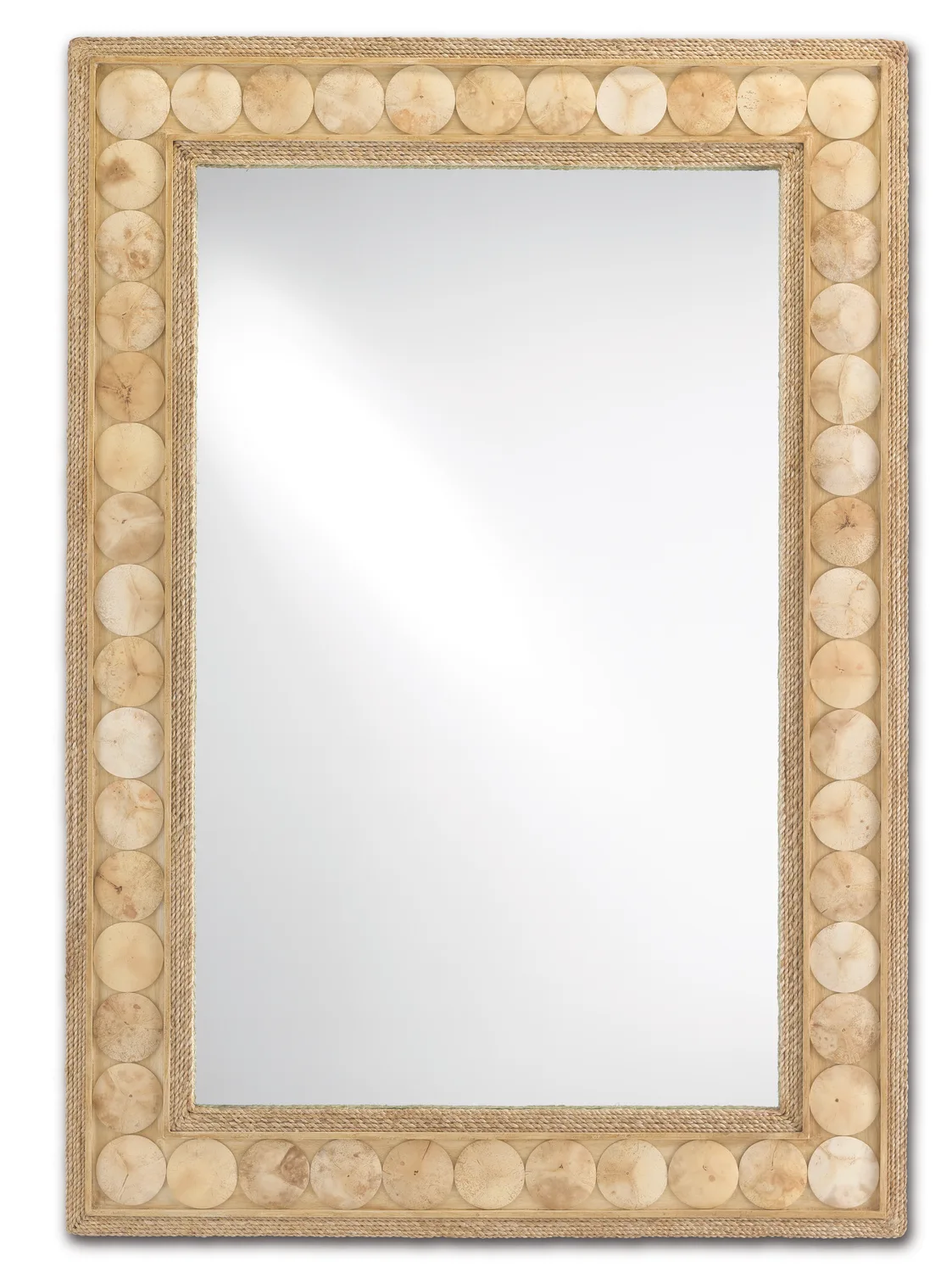 Buko Rectangular Mirror in Straw/Natural