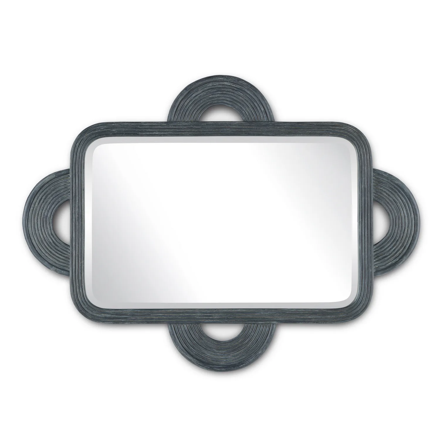 Santos Rectangular Mirror in Vintage Navy