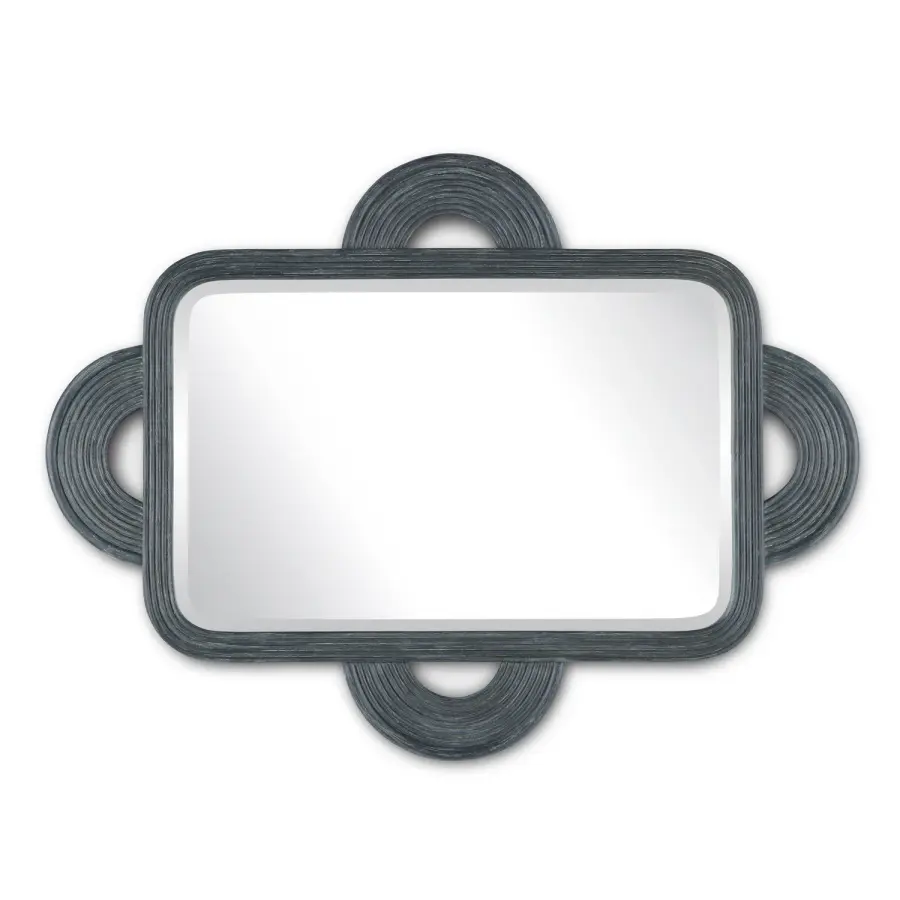 Santos Rectangular Mirror in Vintage Navy