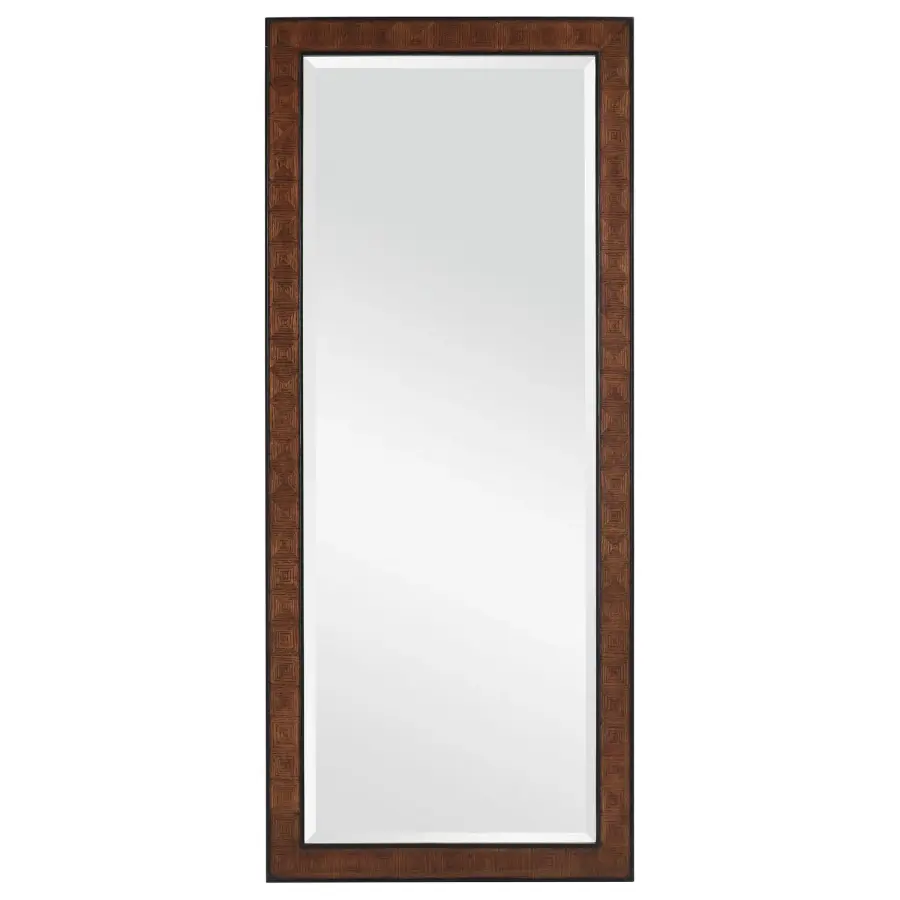 Dorian Floor Mirror in Kona/Black