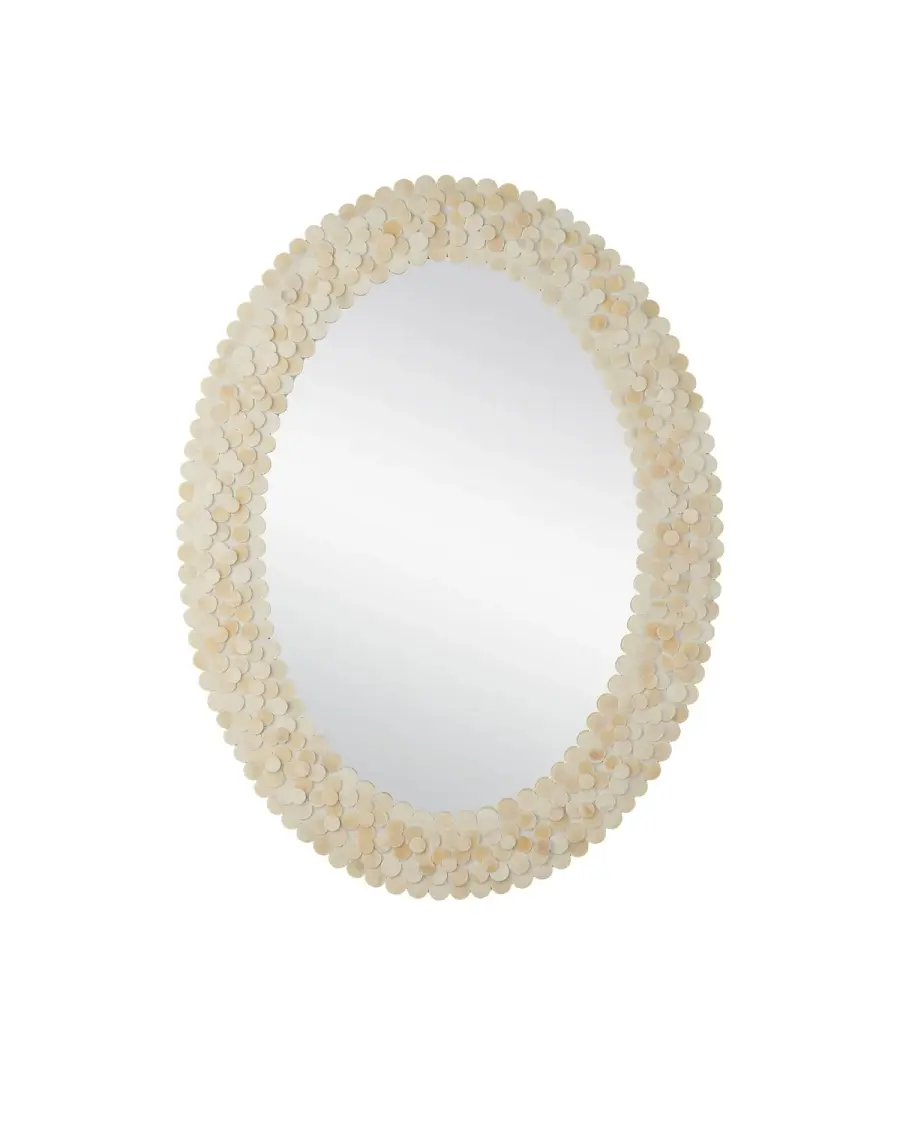 Merriam Oval Mirror in Natural