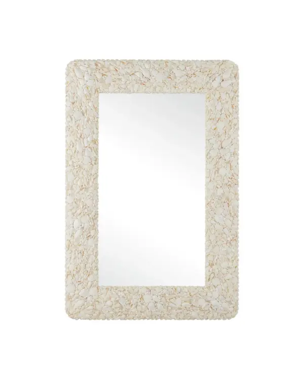 Turbinella Rectangular Mirror in Natural
