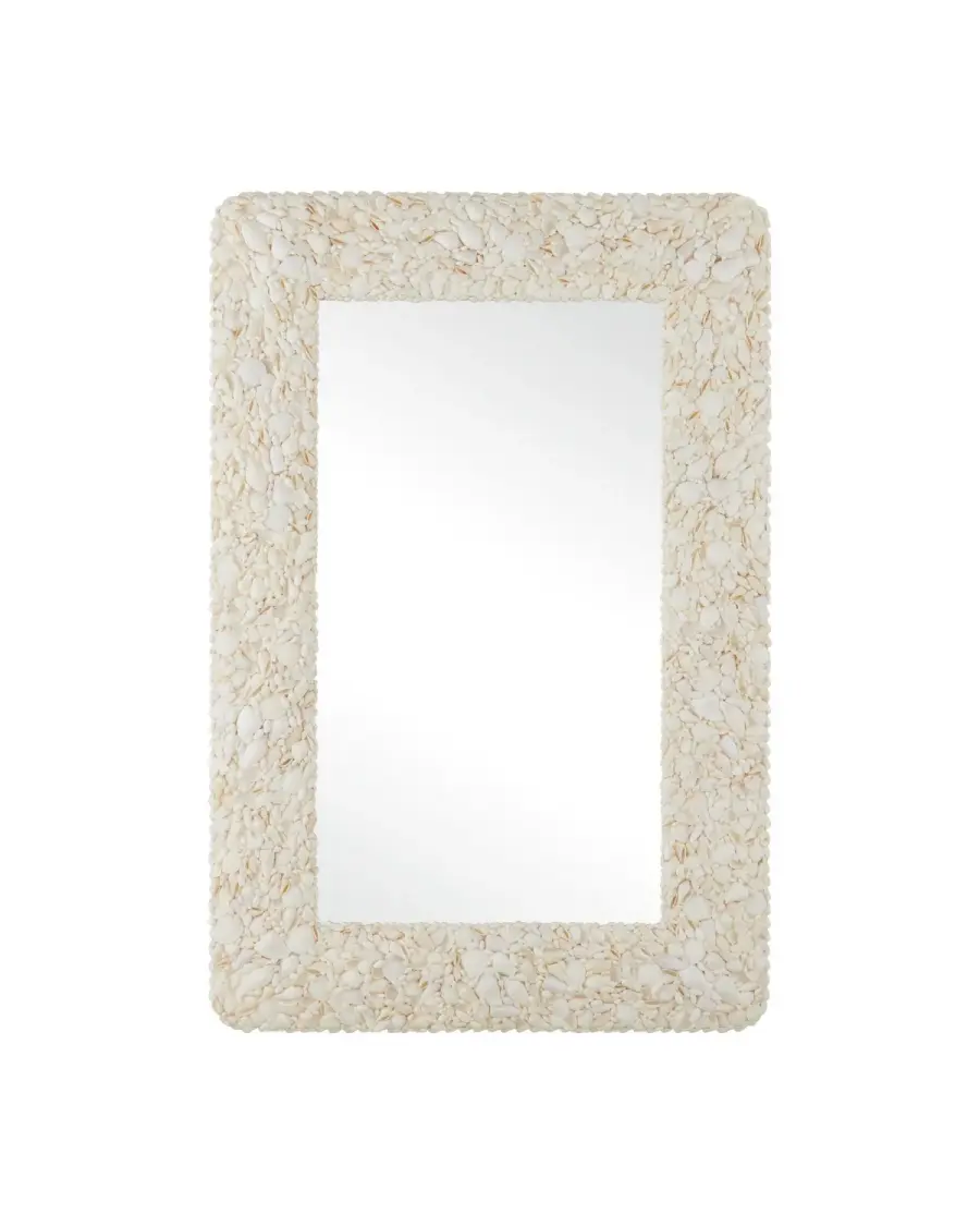 Turbinella Rectangular Mirror in Natural