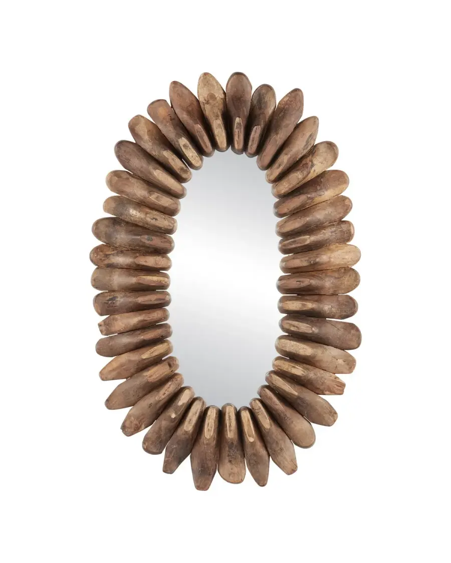 Cobbler Natural Wood Mirror