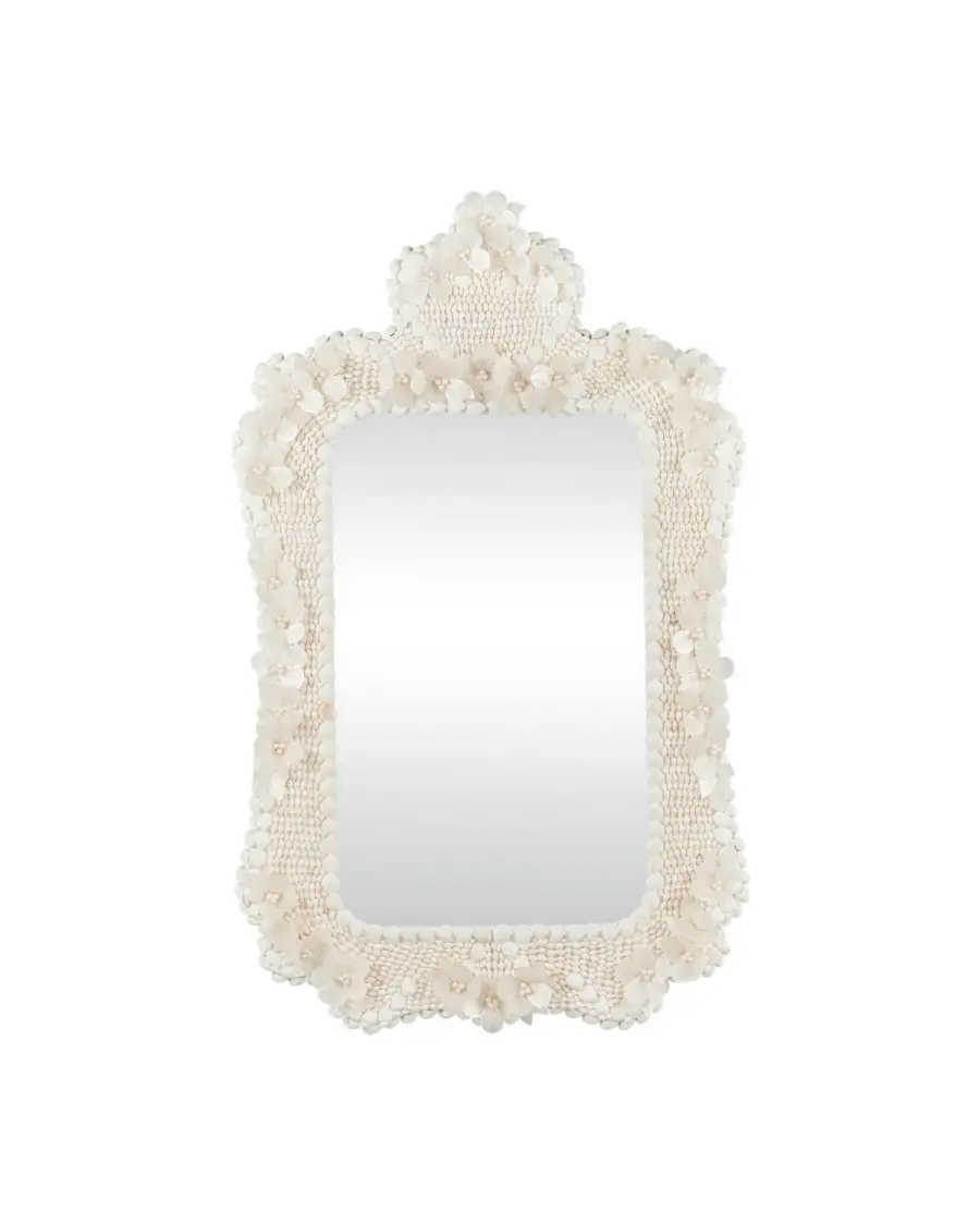 Capizelle Shell Mirror in Natural White