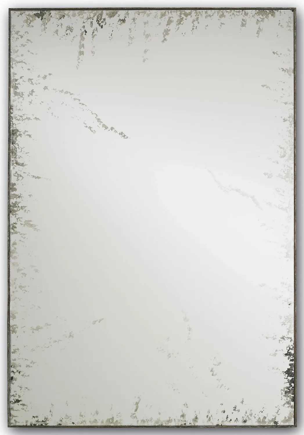 Rene Collection Mirror in Pyrite Bronze/Antique Mirror