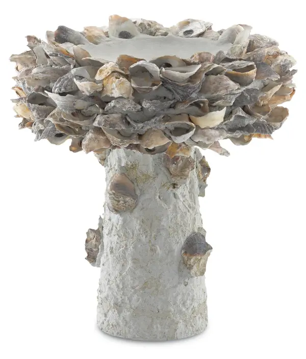 In Portland / Natural by Currey and Company from the Oyster Shell Collection collection