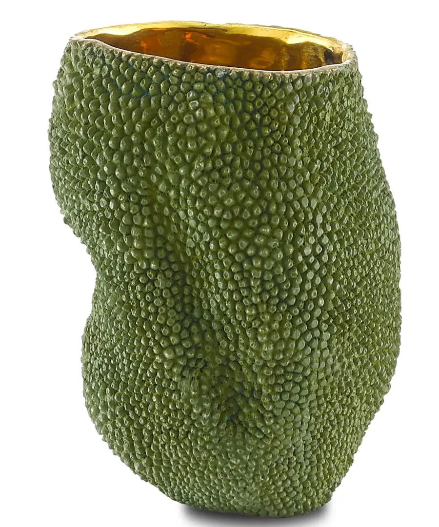 Jackfruit Small Green Vase
