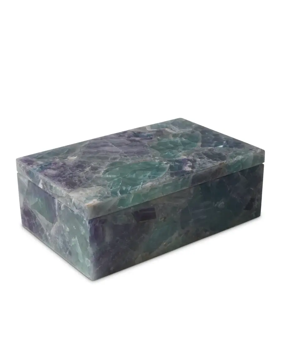 Fluorite Decorative Box in Natural