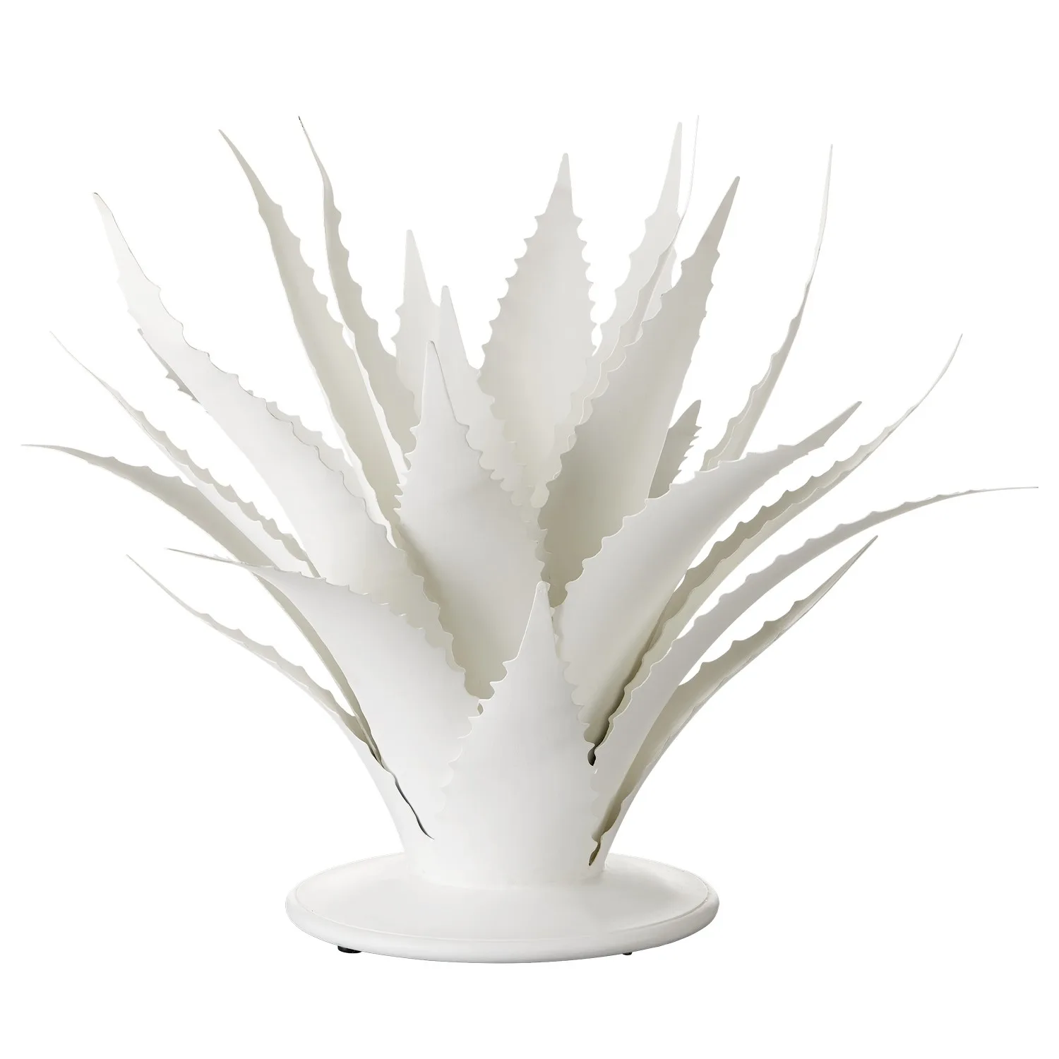 Agave Objet in Gesso White