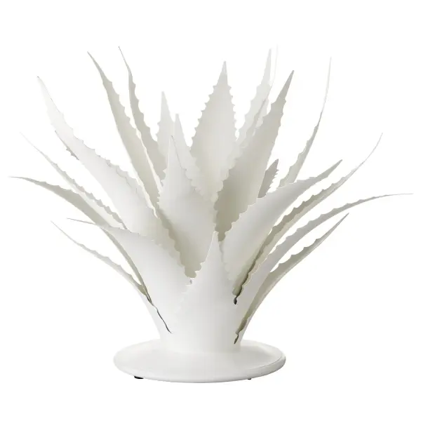 Agave Objet in Gesso White