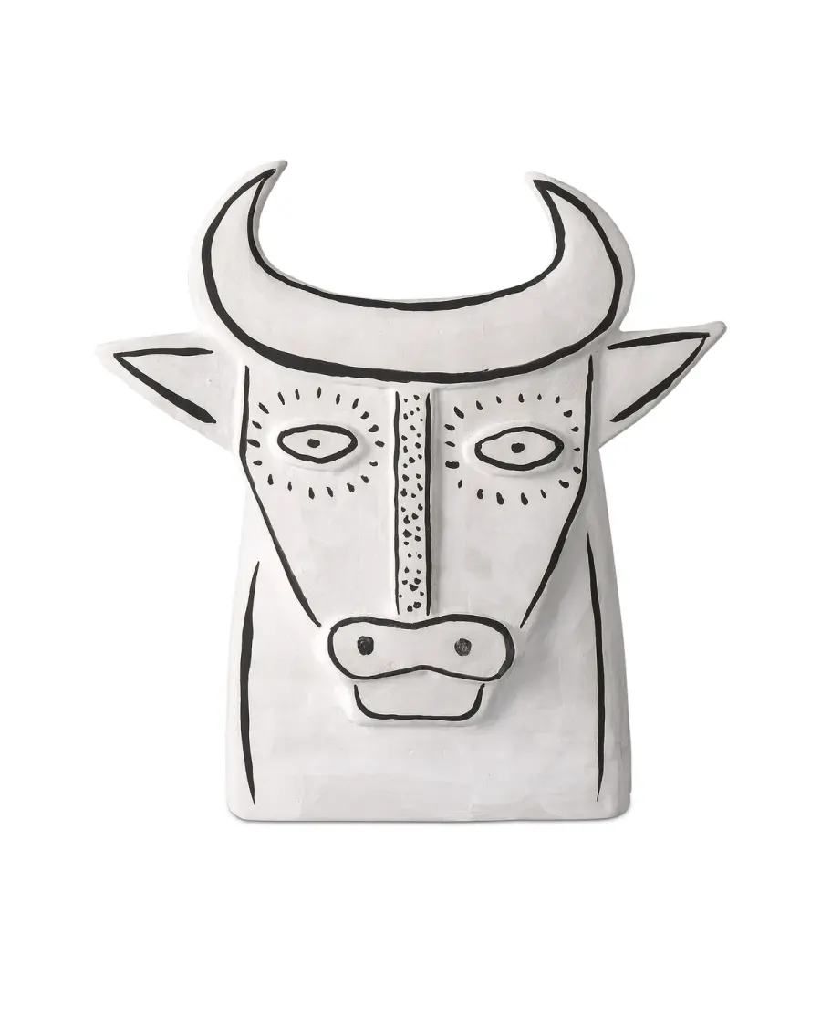 Thomas the Bull Ceramic Vessel