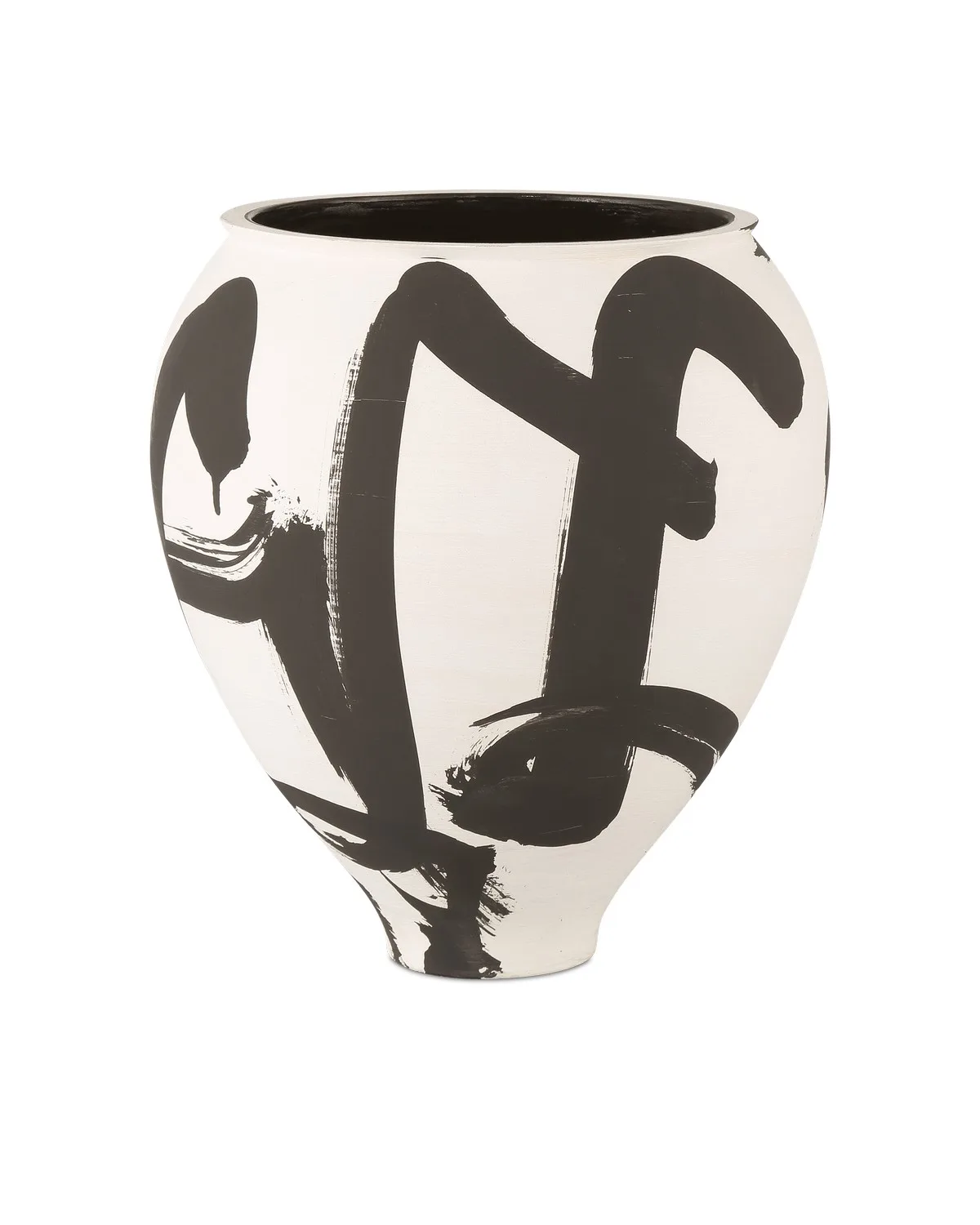 Kenzo Medium Vase in Off-White/Black
