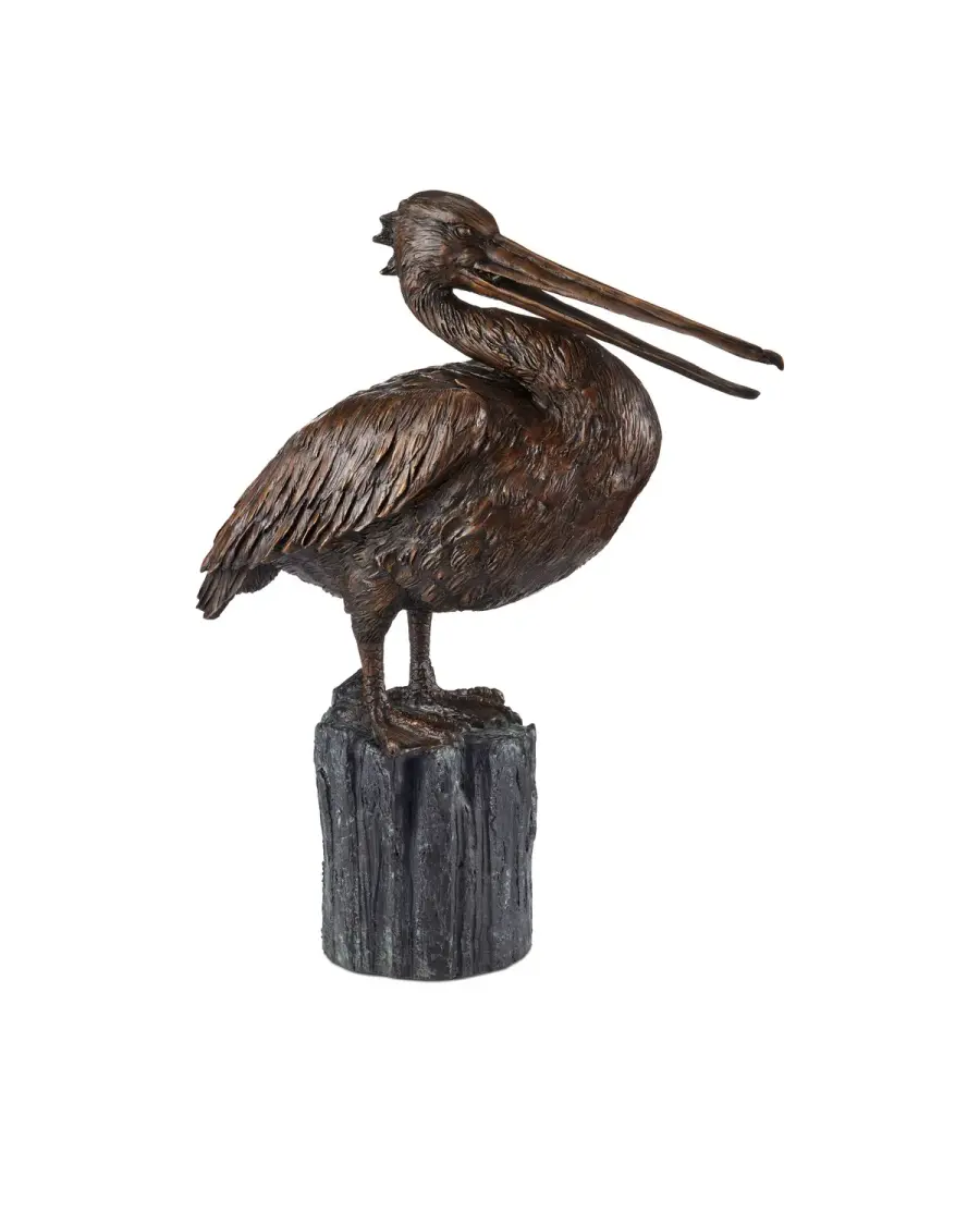 Pelican Bronze Sculpture