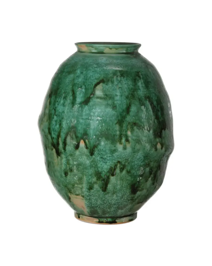 Marrakesh Vase in Imperial Green