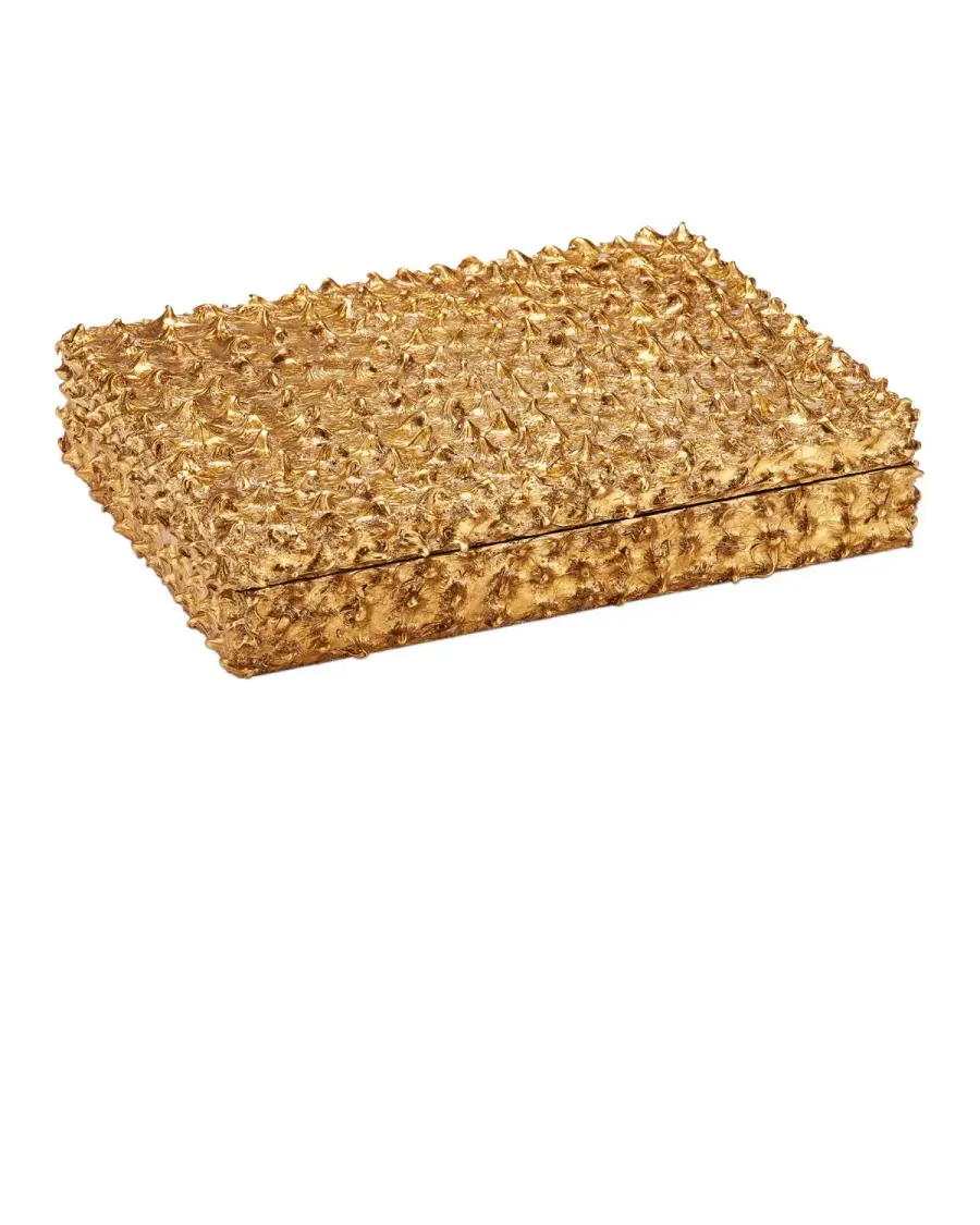 Hazlitt Decorative Box in Gold Leaf
