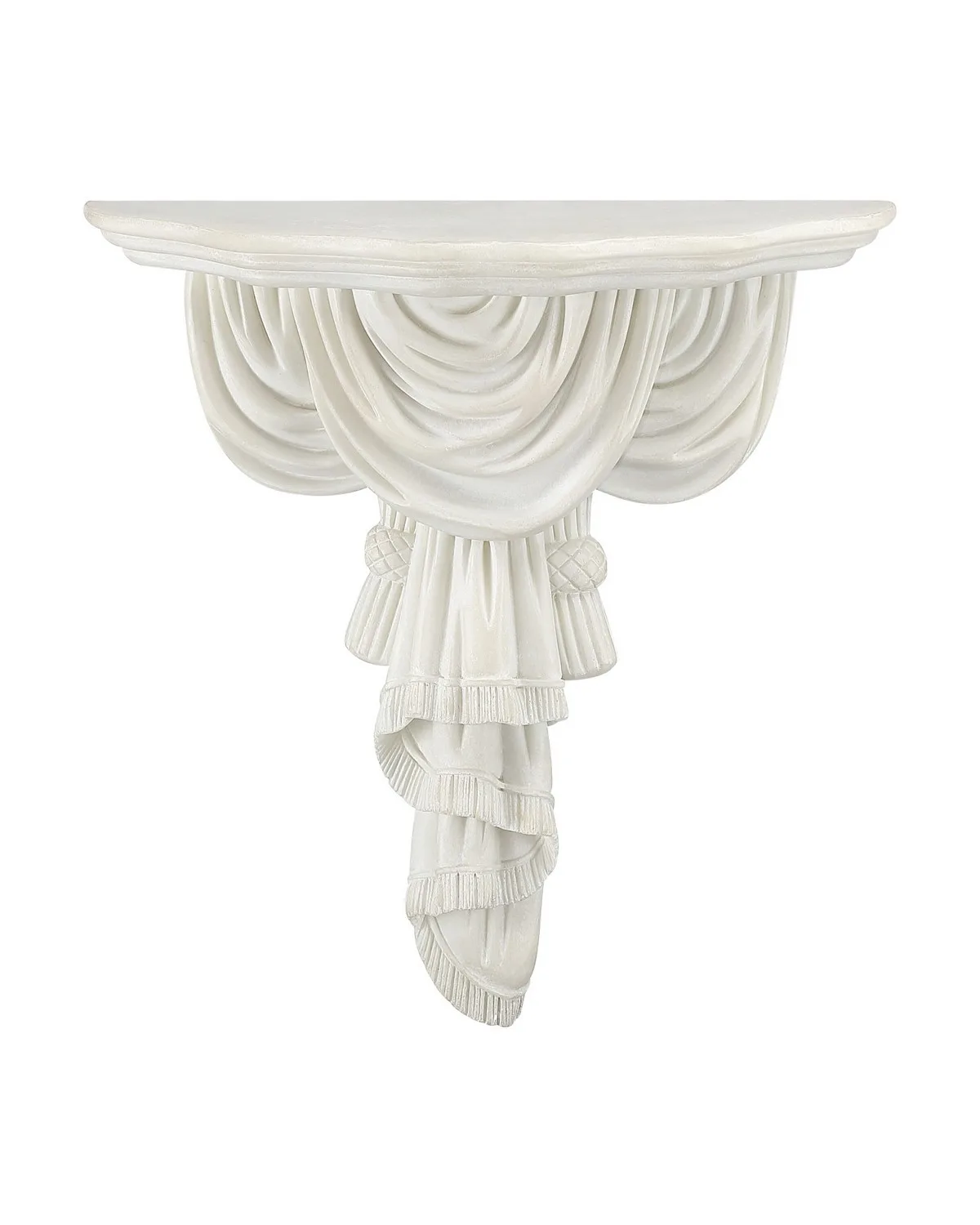 Chiton Wall Shelf in Antique Off-White