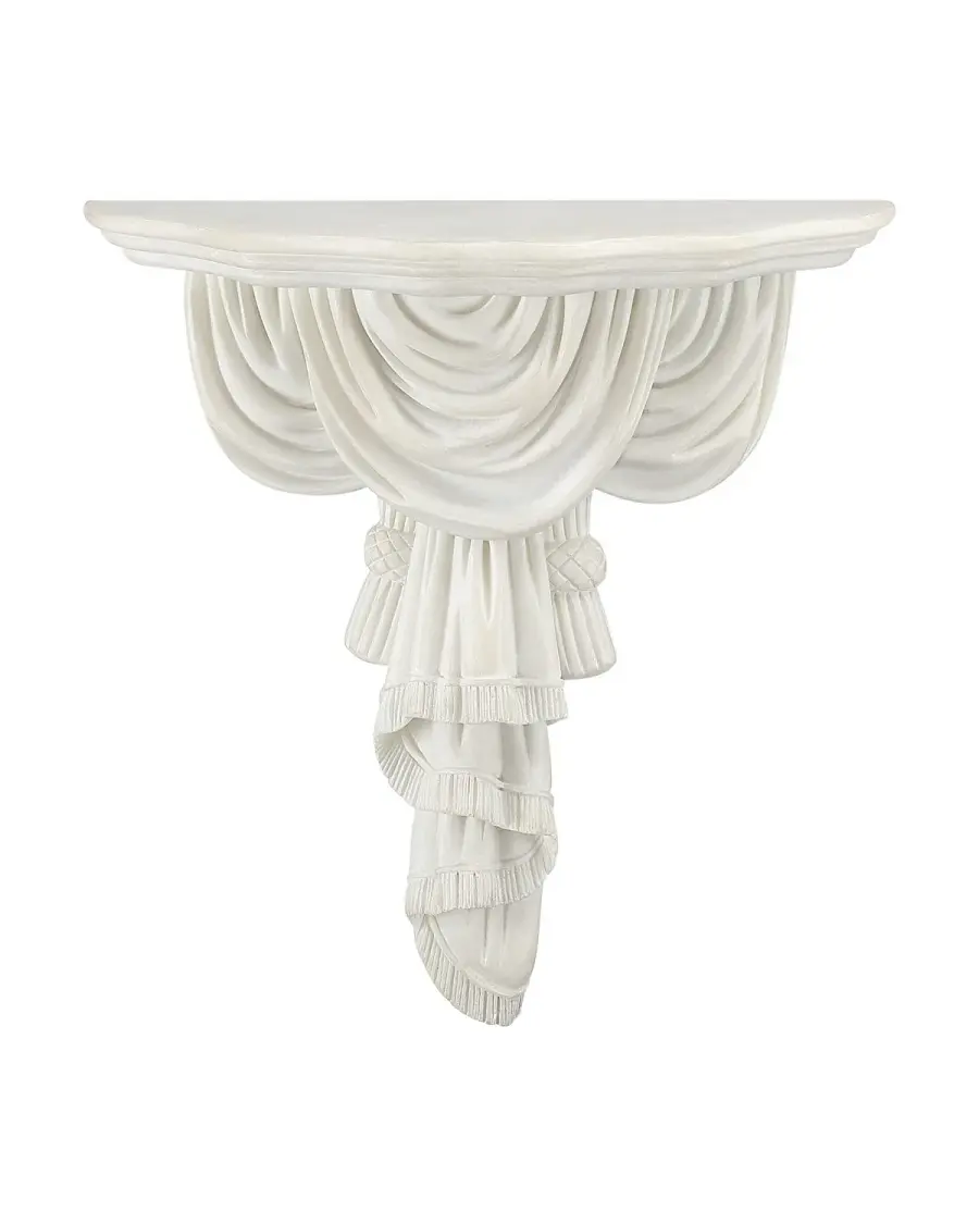 Chiton Wall Shelf in Antique Off-White