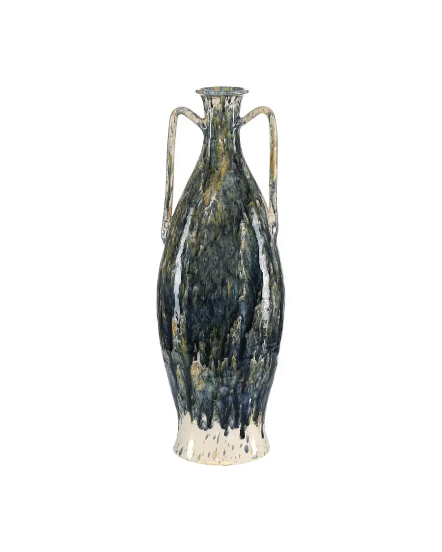 Macchiato Jar in Blue / Green / Off-White