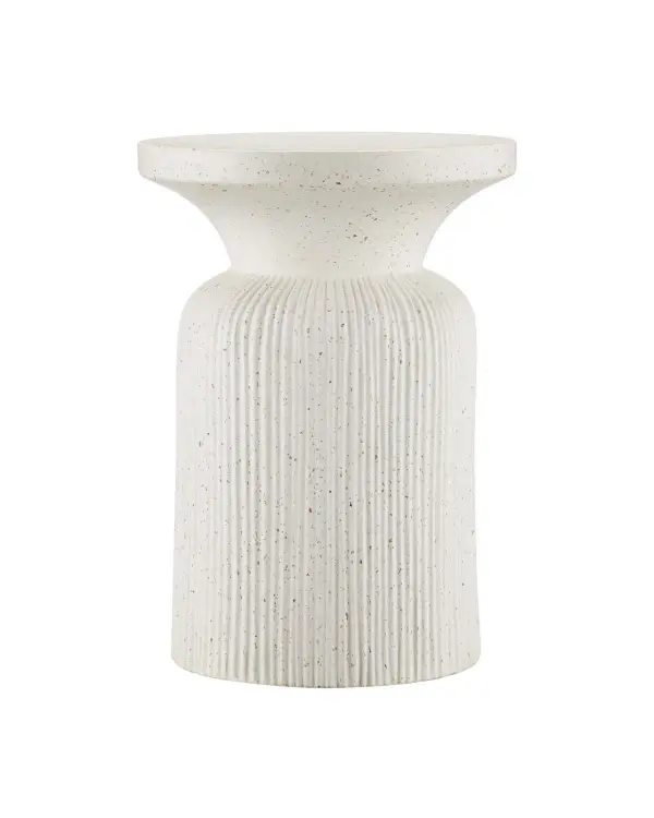 Ridge Ivory Terrazzo Accent Table