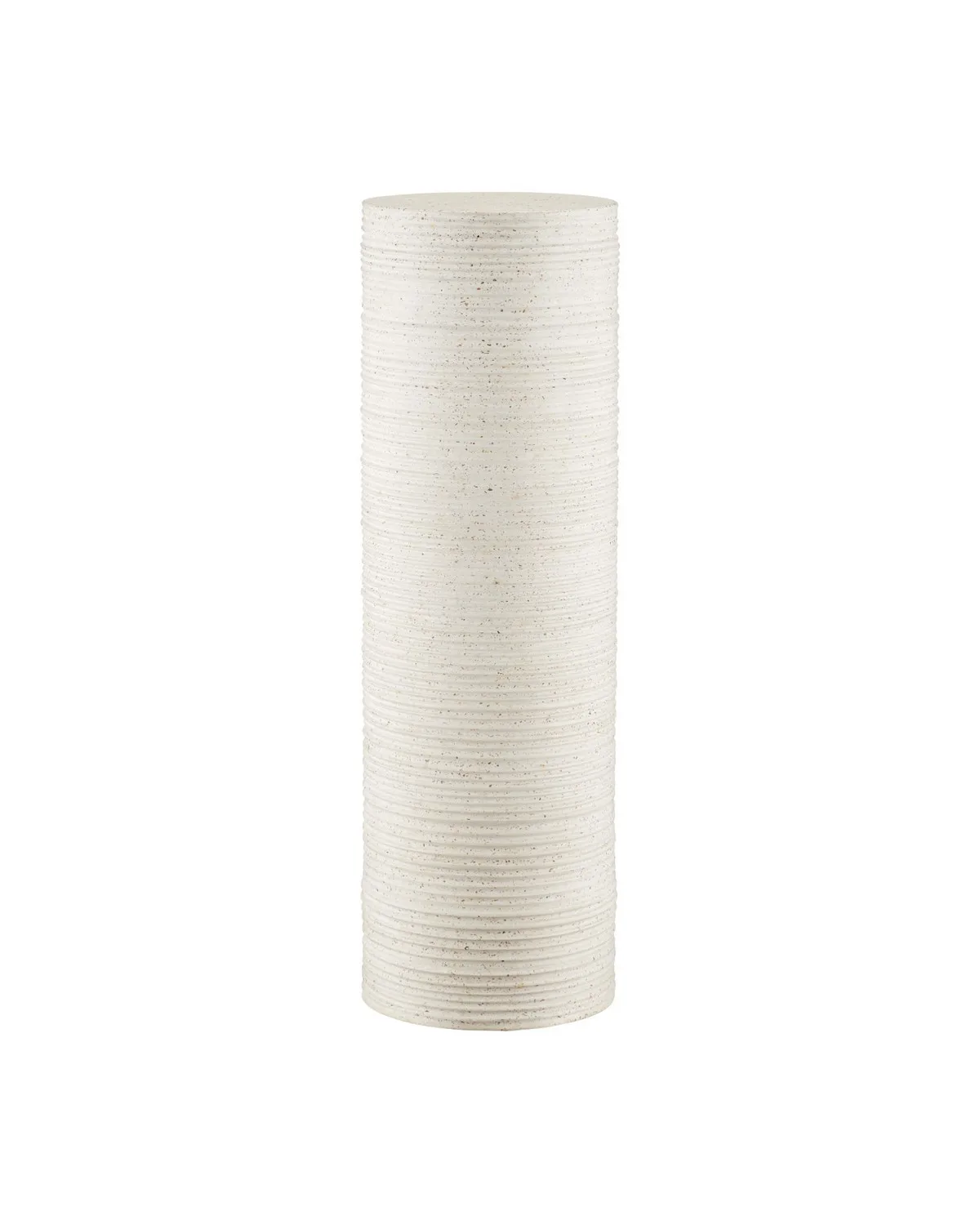 Cresta Terrazzo Pedestal in Ivory Terrazzo