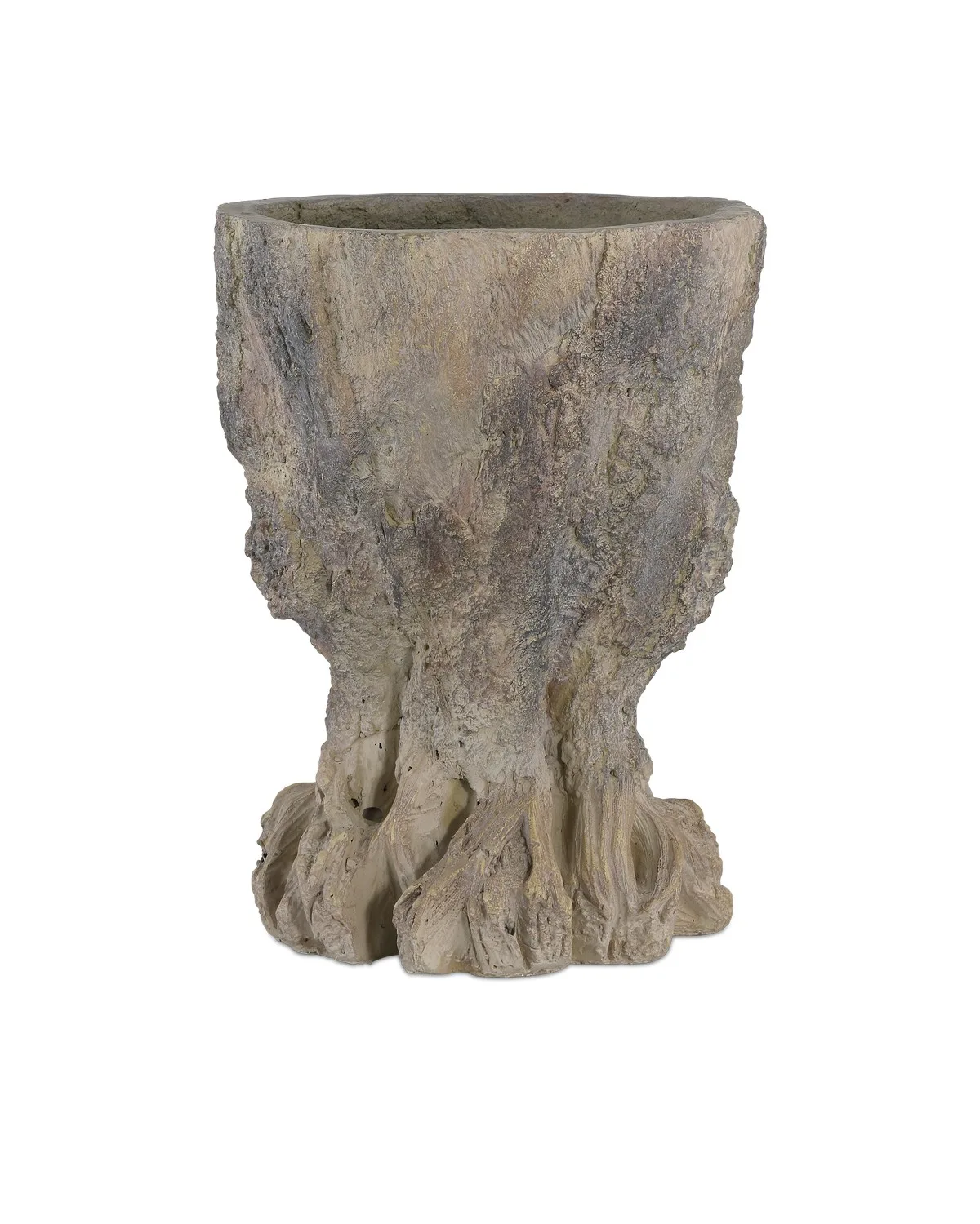 Old Growth Medium Planter in Dark Brown
