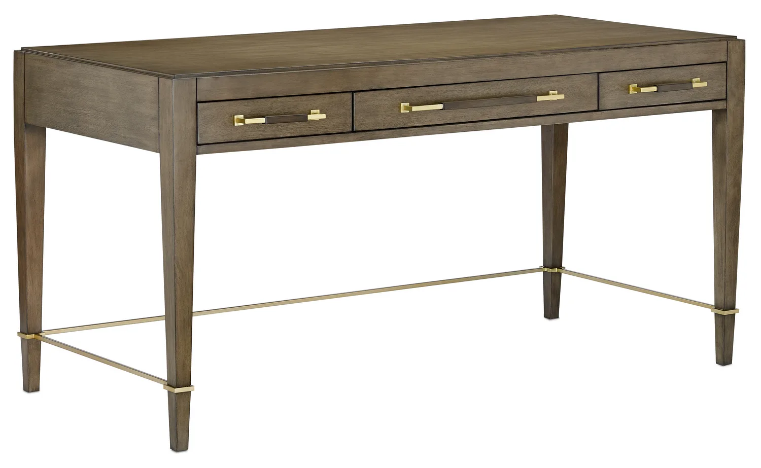 Verona Desk in Chanterelle & Champagne